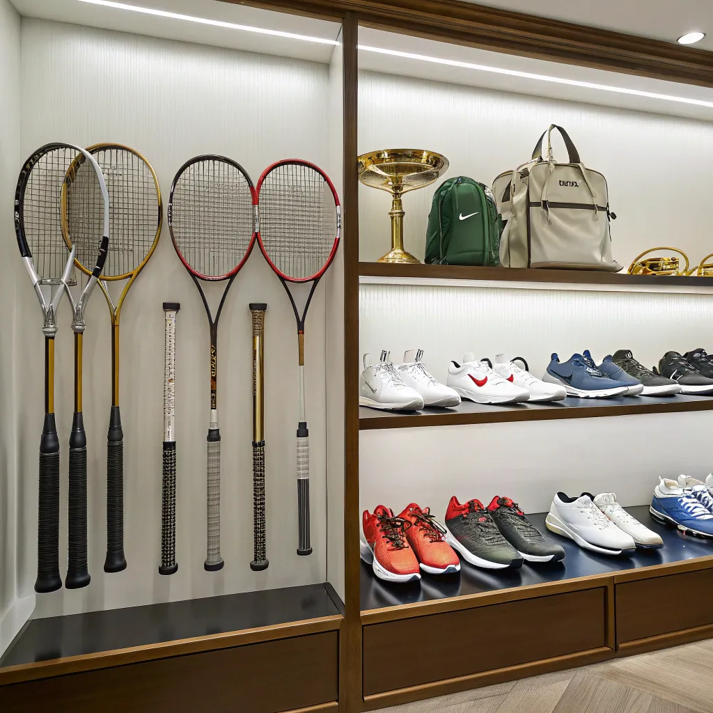High-Quality Sporting Goods Display